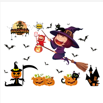 Halloween naljepnice za prozore: dizajni s bundevom, paukom i duhom, uklonjive, pogodne za zabave