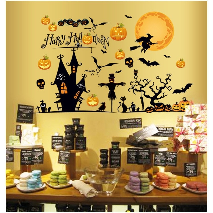 Halloween naljepnice za prozore: dizajni s bundevom, paukom i duhom, uklonjive, pogodne za zabave