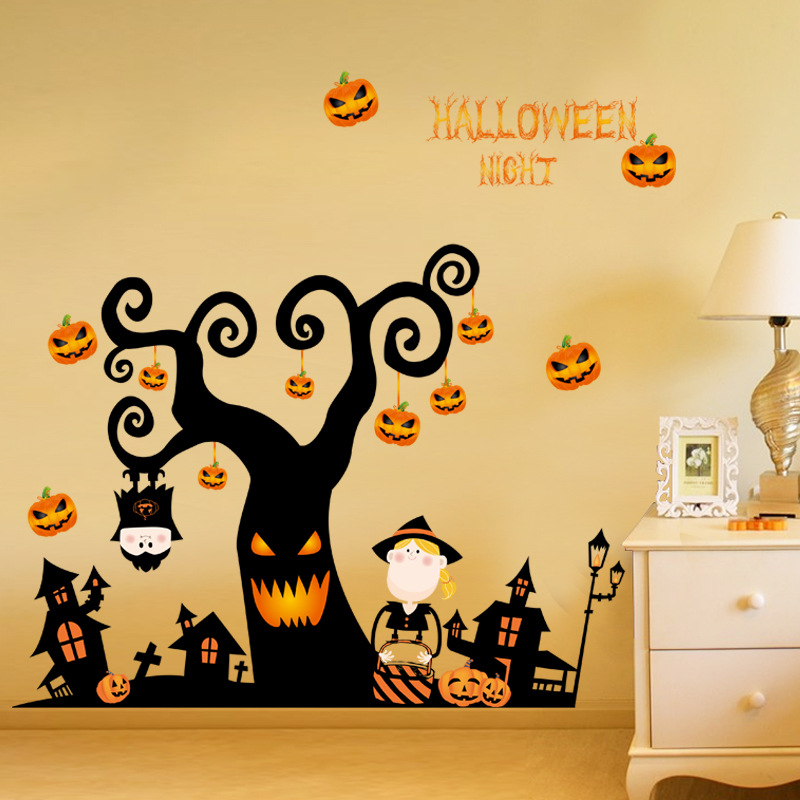 Halloween naljepnice za prozore: dizajni s bundevom, paukom i duhom, uklonjive, pogodne za zabave