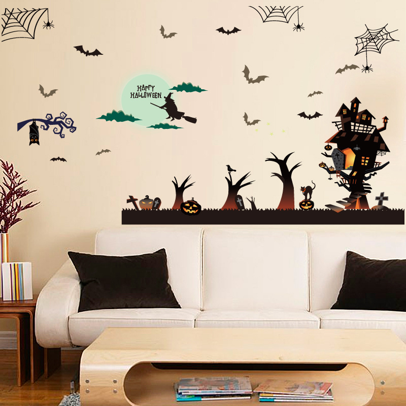 Halloween naljepnice za prozore: dizajni s bundevom, paukom i duhom, uklonjive, pogodne za zabave