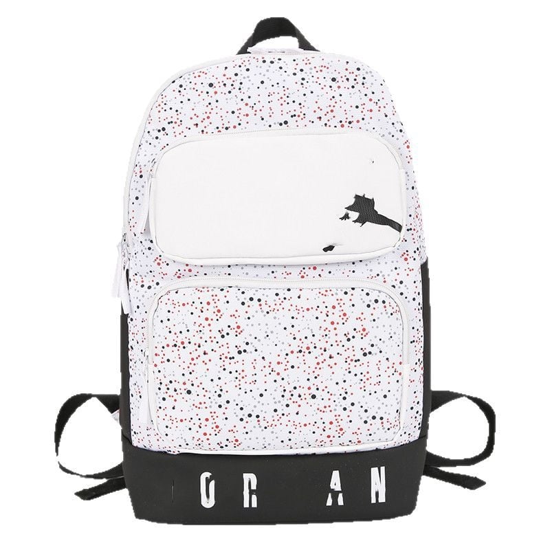 Rucsac pentru studenți cu capacitate mare, stil graffiti, unisex, design inspirat de baschet, buzunar separat pentru pantofi, compatibil cu laptop de 14 inch, pentru uz zilnic și excursii în aer liber.