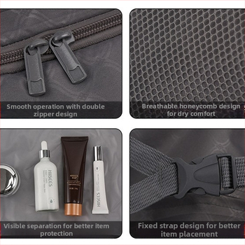 Daou bagaj cu cadru din aluminiu, noul model, cu cârlig și suport pentru ceașcă, multifuncțional pentru bagaje de mână, mâner telescopic și lacăt cu combinație, 24 inch