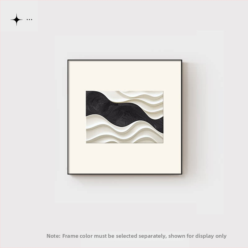 Fekete-fehér absztrakt minimalist falikép nappalira és étkezőbe, modern, luxus hatású