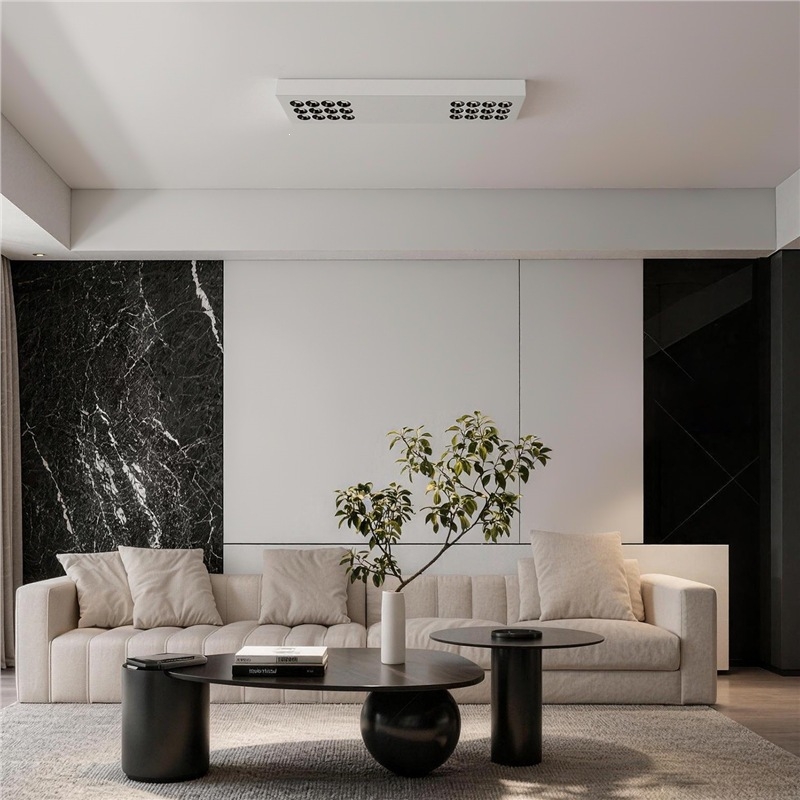 LED προβολέας με DALI πρωτόκολλο, LED φάσμα, υπερ-λεπτός από σίδηρο, για επιφανειακή εγκατάσταση