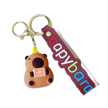 Nou pandantiv pluș Capybara pentru cupluri, breloc drăguț pentru geantă