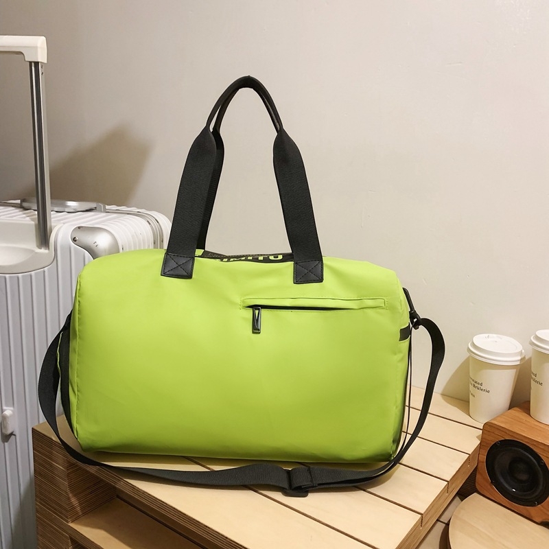 Orisheng 20–35L nylon utazótáska száraz–nedves elválasztóval, keresztpántos vállpánt, nagy kapacitású jóga- és fitness táska