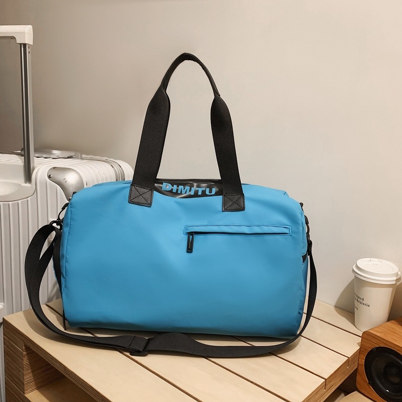 Orisheng 20–35L nylon utazótáska száraz–nedves elválasztóval, keresztpántos vállpánt, nagy kapacitású jóga- és fitness táska