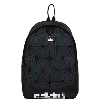 Rucsac unisex în formă de romb, colorat, pentru laptop de 15 inch, utilizare zilnică și călătorie.