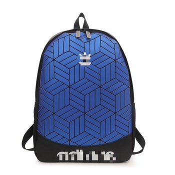 Rucsac unisex în formă de romb, colorat, pentru laptop de 15 inch, utilizare zilnică și călătorie.