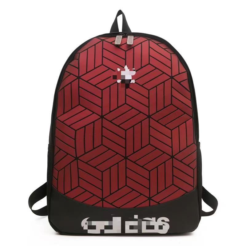 Rucsac unisex în formă de romb, colorat, pentru laptop de 15 inch, utilizare zilnică și călătorie.