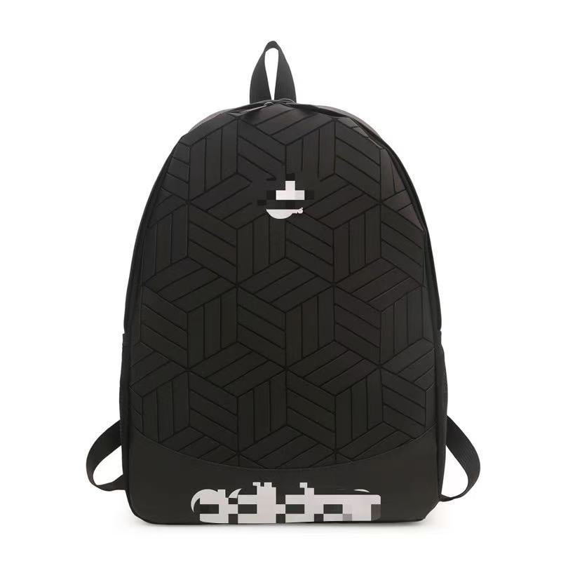 Rucsac unisex în formă de romb, colorat, pentru laptop de 15 inch, utilizare zilnică și călătorie.