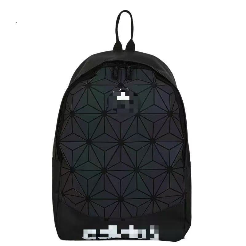 Rucsac unisex în formă de romb, colorat, pentru laptop de 15 inch, utilizare zilnică și călătorie.