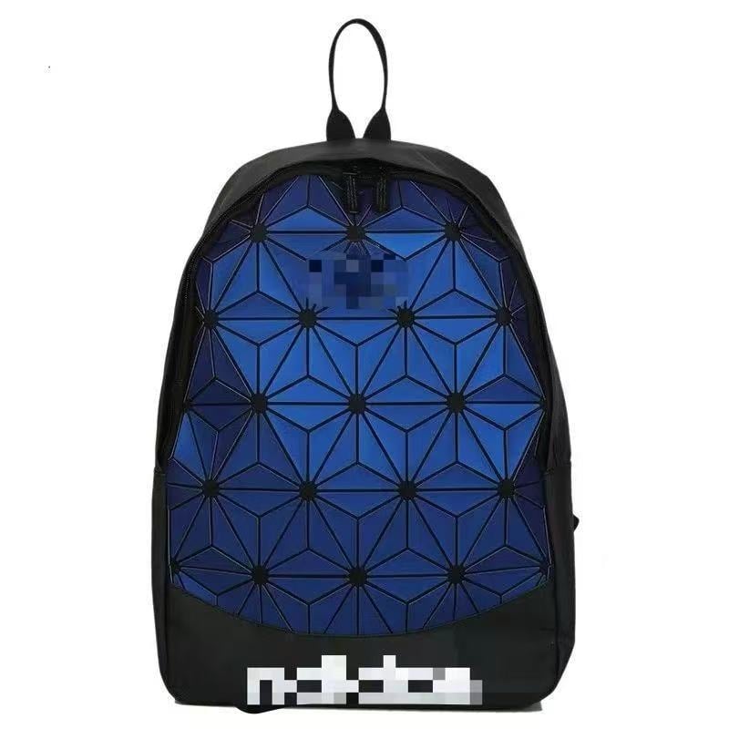 Rucsac unisex în formă de romb, colorat, pentru laptop de 15 inch, utilizare zilnică și călătorie.