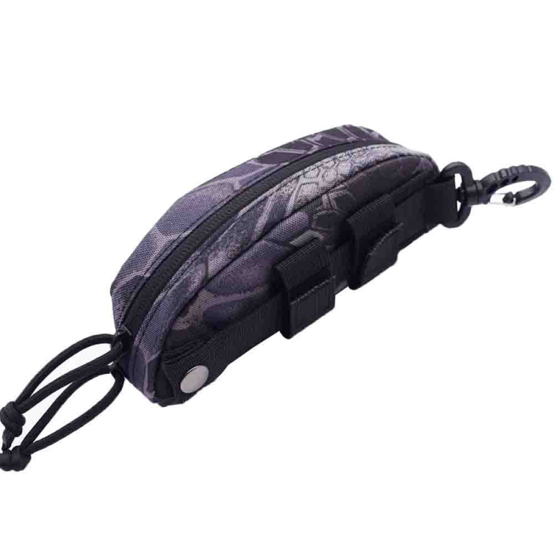 Etui tactic pentru ochelari, cu carcasă rigidă și sistem MOLLE
