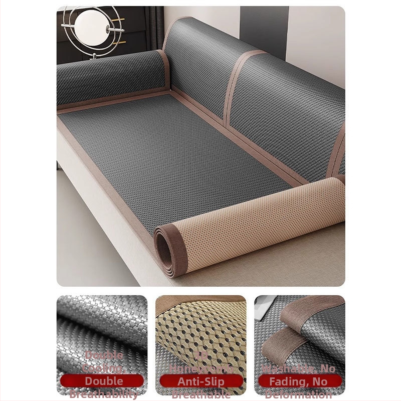 Μαξιλάρι καναπέ Ice Silk – καλοκαίρινο, δροσιστικό, αντιολισθητικό, παχύτερο κάλυμμα, μοντέλο 2025