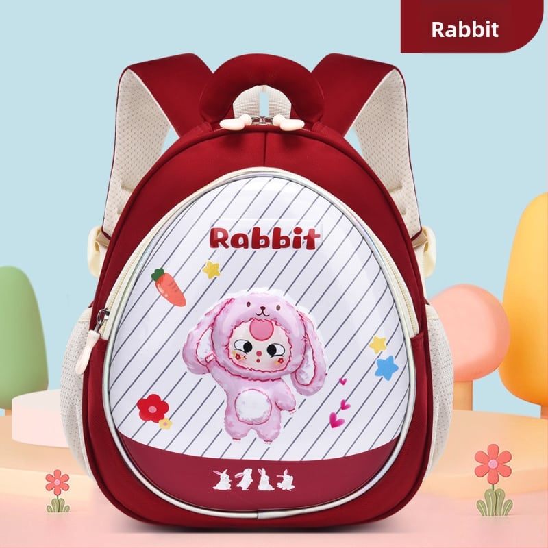 Zhijie rucsac ultraușor pentru grădiniță, cu carcasă 3D rigidă, unisex, pânză, 3–6 ani