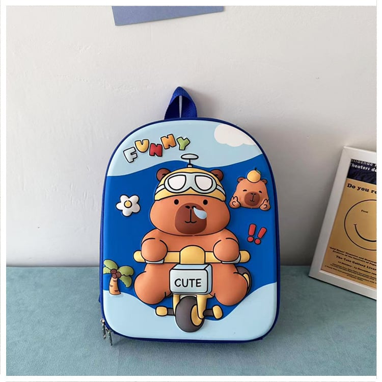 Rucsac pentru copii cu carcasă dură de 13 inch, model cu desene animate, pentru grădiniță, design coajă de ou, unisex