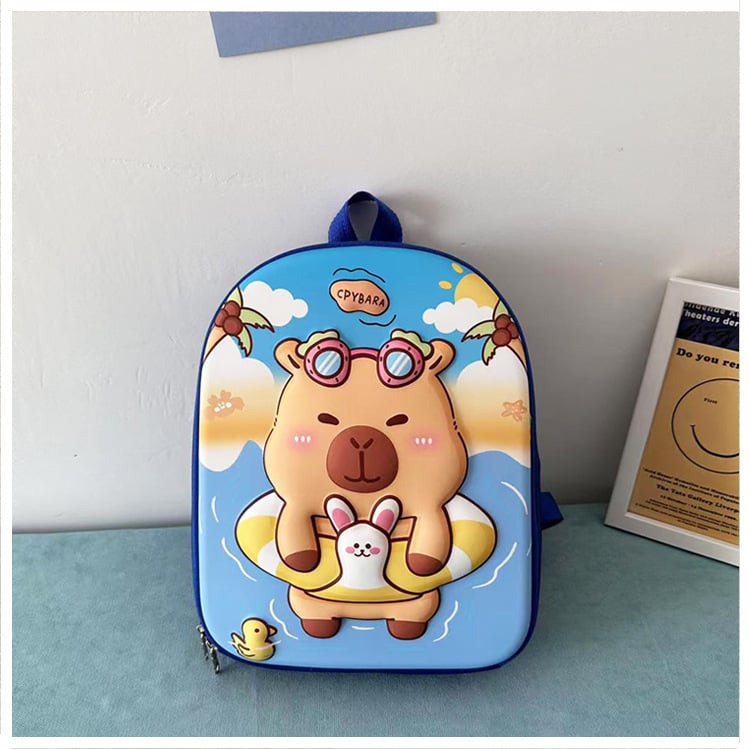 Rucsac pentru copii cu carcasă dură de 13 inch, model cu desene animate, pentru grădiniță, design coajă de ou, unisex