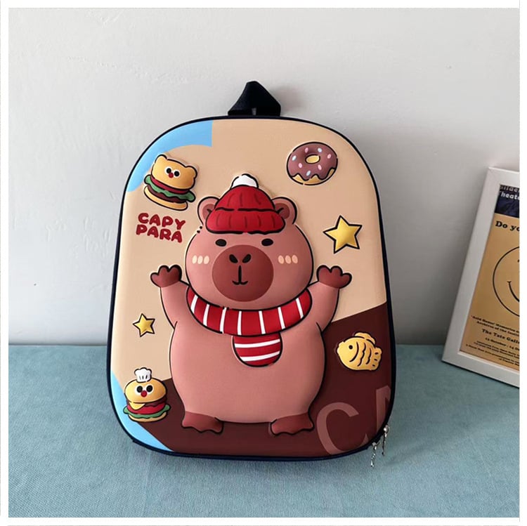 Rucsac pentru copii cu carcasă dură de 13 inch, model cu desene animate, pentru grădiniță, design coajă de ou, unisex