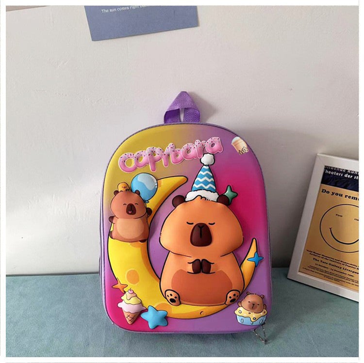 Rucsac pentru copii cu carcasă dură de 13 inch, model cu desene animate, pentru grădiniță, design coajă de ou, unisex
