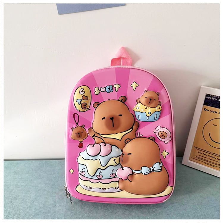 Rucsac pentru copii cu carcasă dură de 13 inch, model cu desene animate, pentru grădiniță, design coajă de ou, unisex