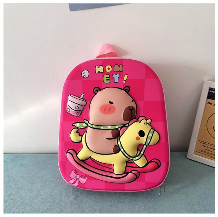Rucsac pentru copii cu carcasă dură de 13 inch, model cu desene animate, pentru grădiniță, design coajă de ou, unisex