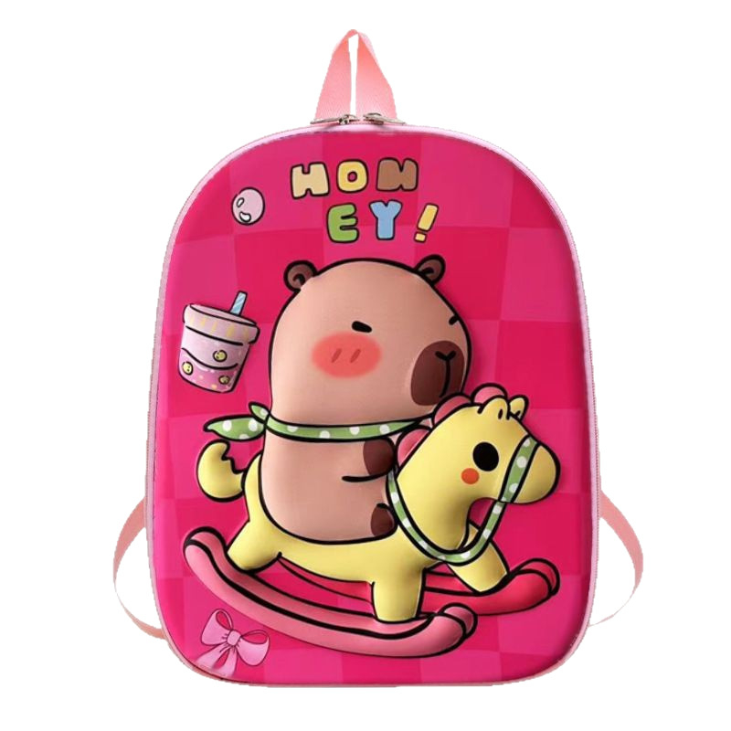 Rucsac pentru copii cu carcasă dură de 13 inch, model cu desene animate, pentru grădiniță, design coajă de ou, unisex