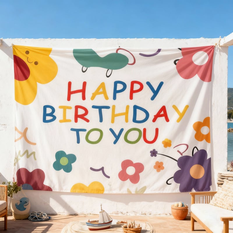 Bankett- és party dekorációs gobelin, függő hátteret alkotó textil, erdő témájú, egyszerű születésnapi háttér, több szín és különböző stílusok, kempingezéshez való függő anyag