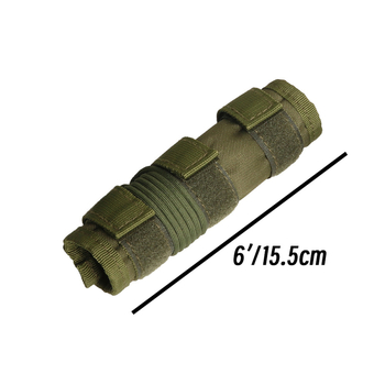 Husă de protecție tactică pentru amortizor, husă din material camuflaj pentru tubul frontal, dimensiuni 4/5/6/7/9 inch
