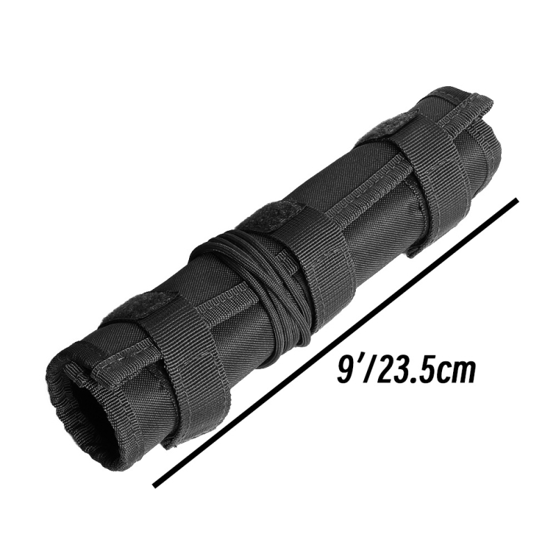 Husă de protecție tactică pentru amortizor, husă din material camuflaj pentru tubul frontal, dimensiuni 4/5/6/7/9 inch