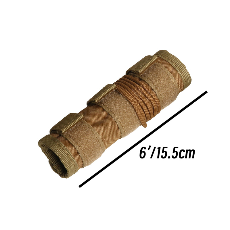 Husă de protecție tactică pentru amortizor, husă din material camuflaj pentru tubul frontal, dimensiuni 4/5/6/7/9 inch