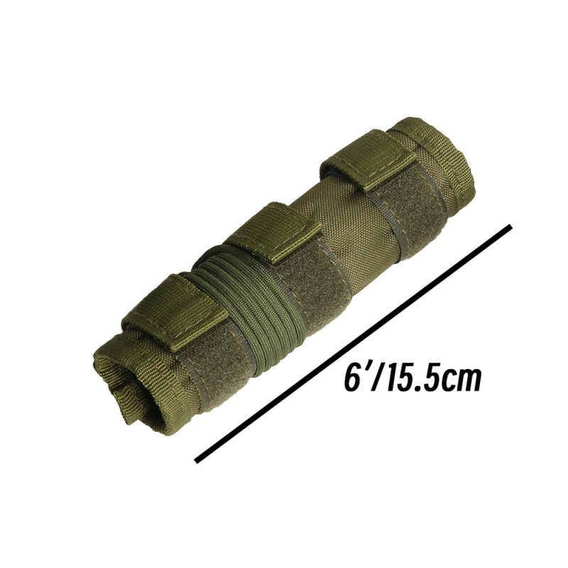 Husă de protecție tactică pentru amortizor, husă din material camuflaj pentru tubul frontal, dimensiuni 4/5/6/7/9 inch