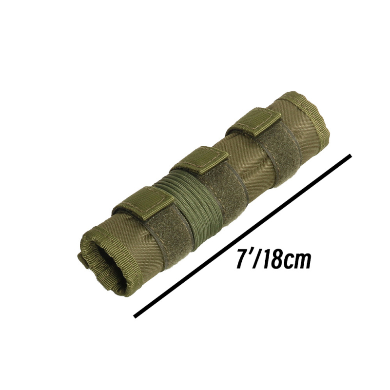 Husă de protecție tactică pentru amortizor, husă din material camuflaj pentru tubul frontal, dimensiuni 4/5/6/7/9 inch
