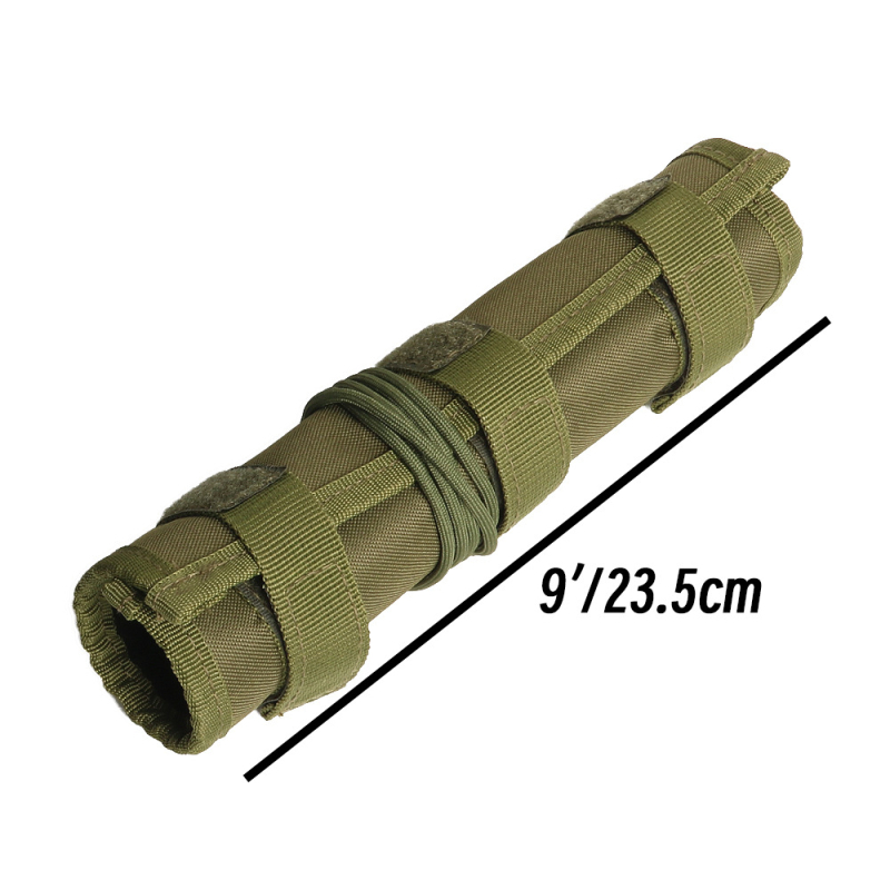 Husă de protecție tactică pentru amortizor, husă din material camuflaj pentru tubul frontal, dimensiuni 4/5/6/7/9 inch
