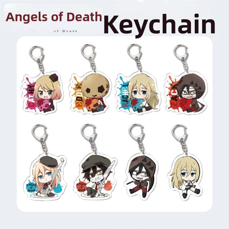 Ακρυλική κλειδοθήκη Angels of Death – 2D χαρακτήρας
