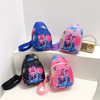 Geantă pentru copii, mini crossbody, cu temă desen animat, ușoară, casual, pentru băieți și fete