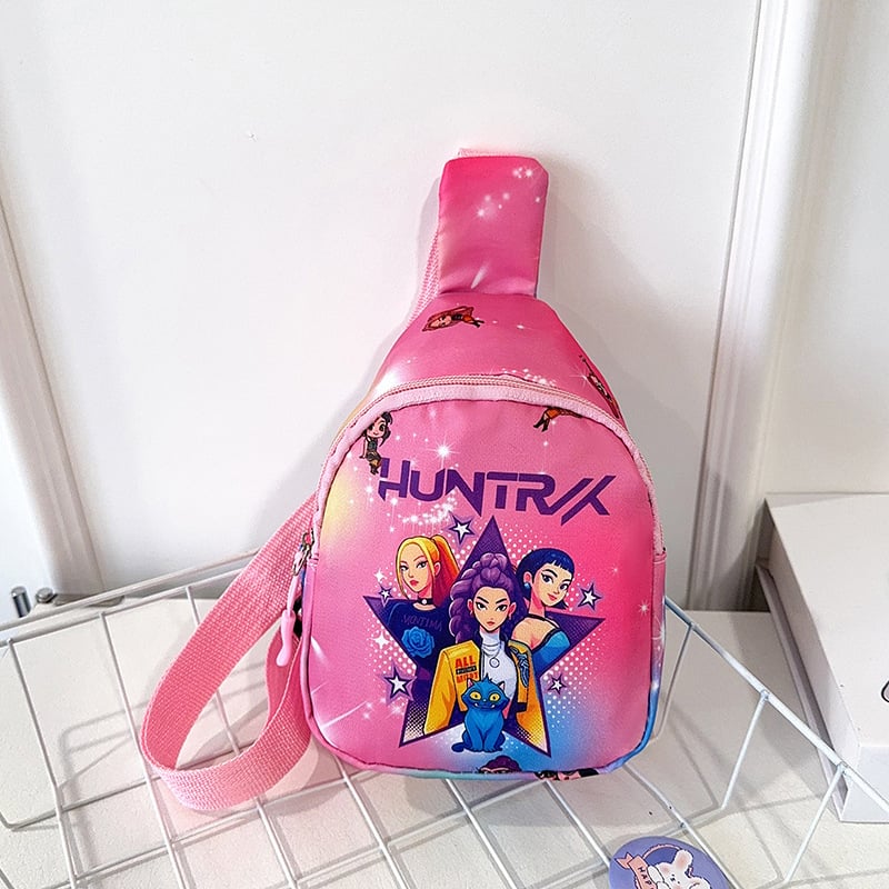 Geantă pentru copii, mini crossbody, cu temă desen animat, ușoară, casual, pentru băieți și fete