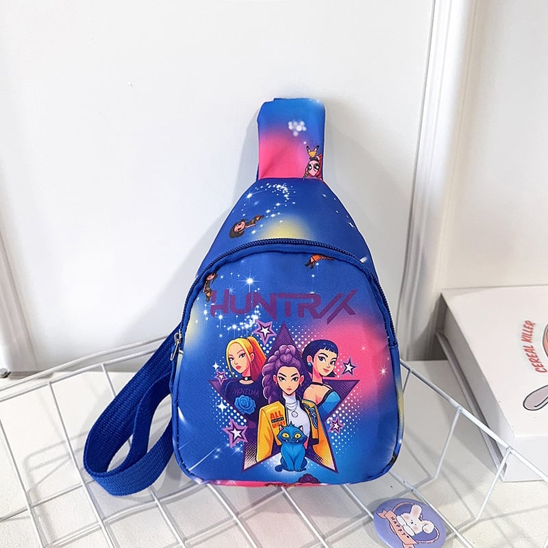 Geantă pentru copii, mini crossbody, cu temă desen animat, ușoară, casual, pentru băieți și fete