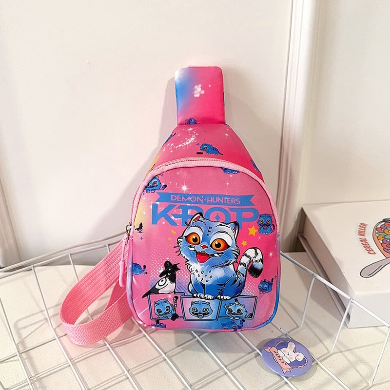 Geantă pentru copii, mini crossbody, cu temă desen animat, ușoară, casual, pentru băieți și fete