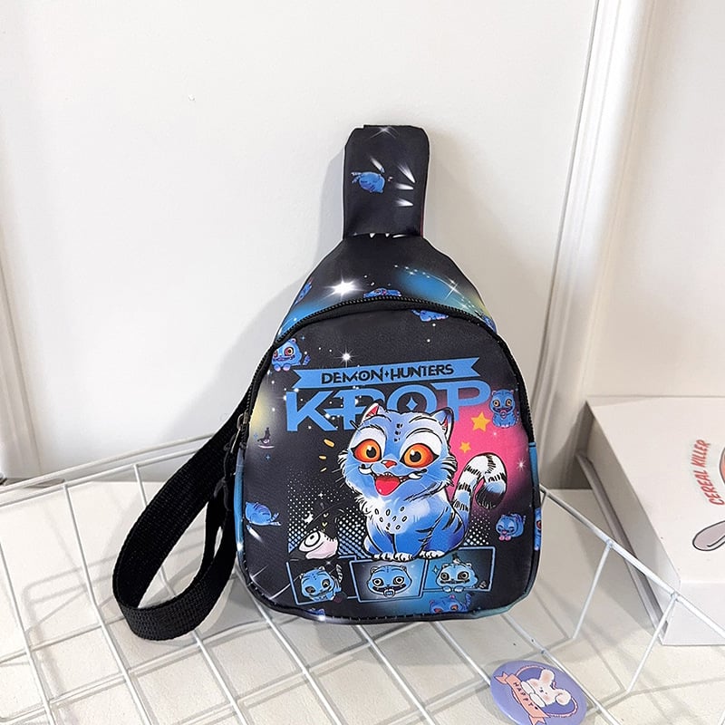 Geantă pentru copii, mini crossbody, cu temă desen animat, ușoară, casual, pentru băieți și fete