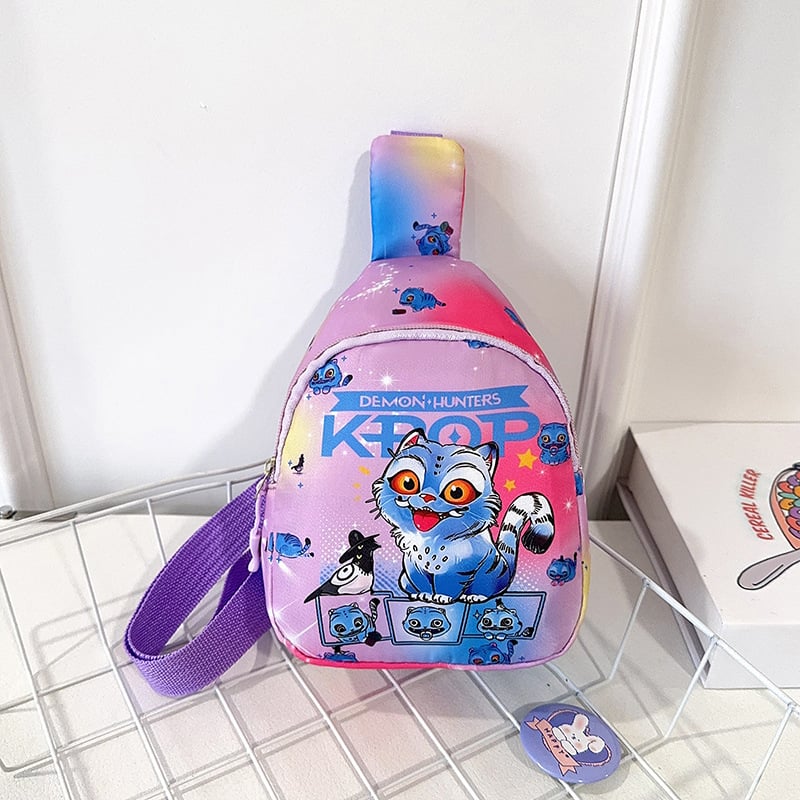 Geantă pentru copii, mini crossbody, cu temă desen animat, ușoară, casual, pentru băieți și fete