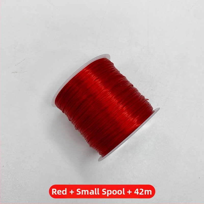 0,8 mm vastag sík selyem rugalmas zsinór színes kristálygyöngyökhöz – DIY karkötő készítéséhez