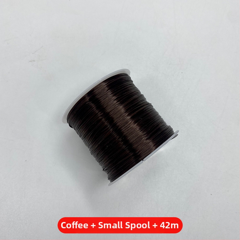 0,8 mm vastag sík selyem rugalmas zsinór színes kristálygyöngyökhöz – DIY karkötő készítéséhez