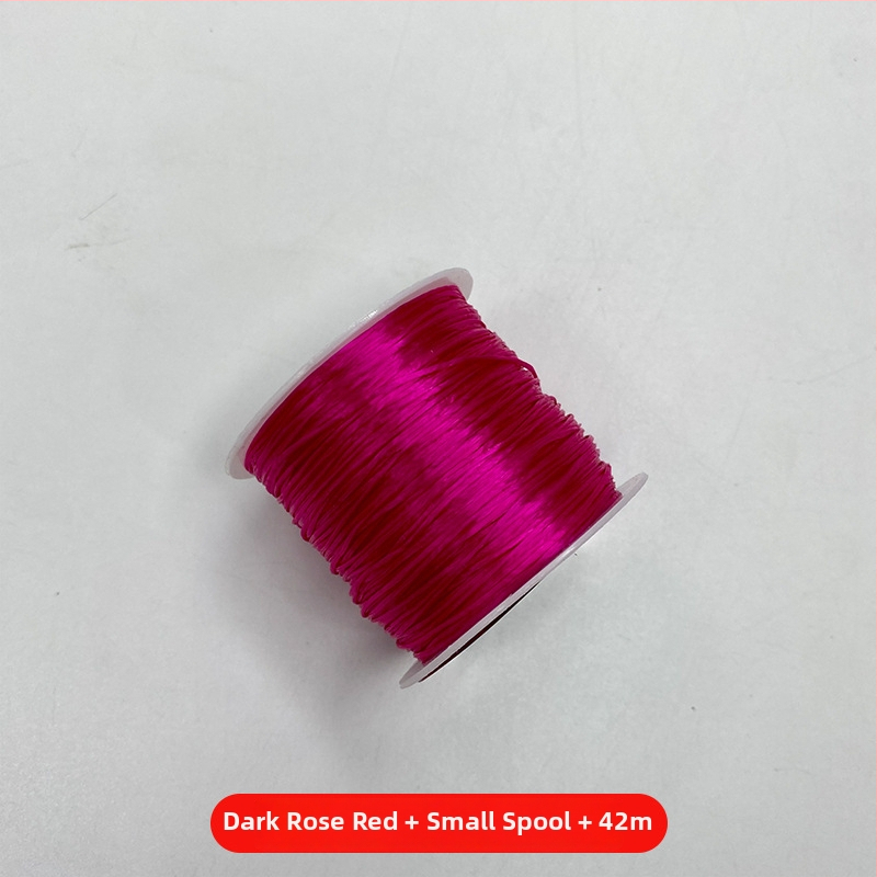 0,8 mm vastag sík selyem rugalmas zsinór színes kristálygyöngyökhöz – DIY karkötő készítéséhez