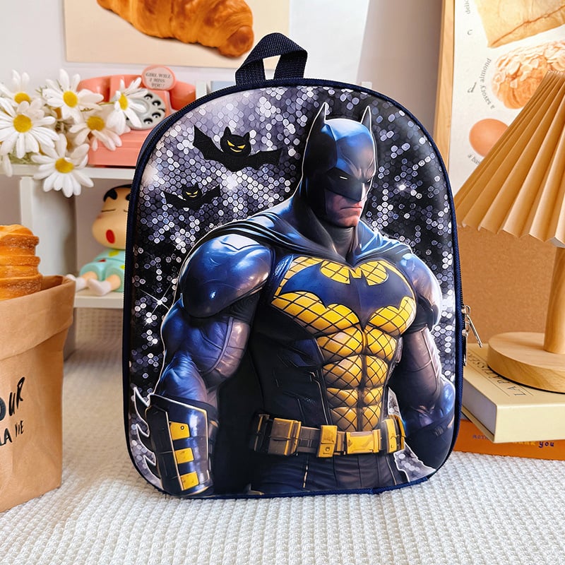 Rucsac 3D cu Spider-Man, drăguț pentru copii cu vârste între 2-6 ani, pentru grădiniță, bretele duble, poliester