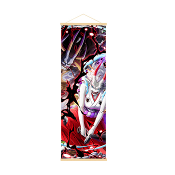 Dekoratívny závesný obraz One Piece s Nikou zo Zora a Nami, nástenná maľba z dreva, anime štýl