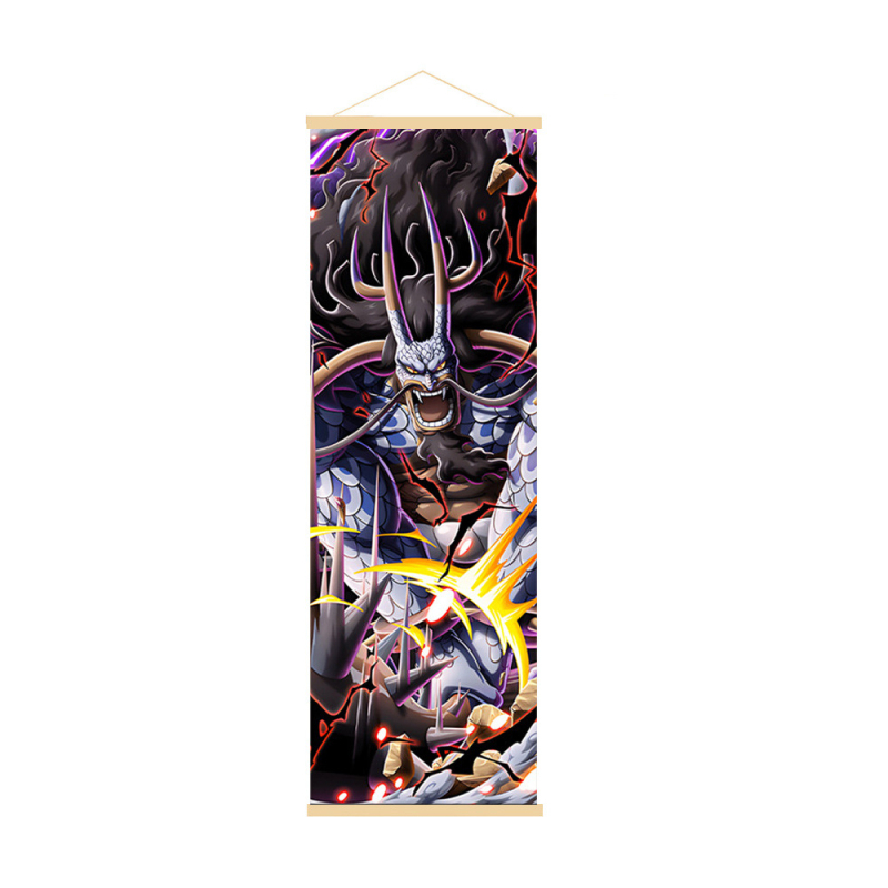 Dekoratívny závesný obraz One Piece s Nikou zo Zora a Nami, nástenná maľba z dreva, anime štýl