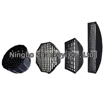 Softbox με πλέγμα για φωτογράφηση σε στούντιο, οκταγωνικό-ορθογώνιο πλέγμα με μοτίβο κυψελών, βαθύς απόδοση φωτός, γρήγορη εγκατάσταση, διαχυτής φωτός και κάλυμμα φλας