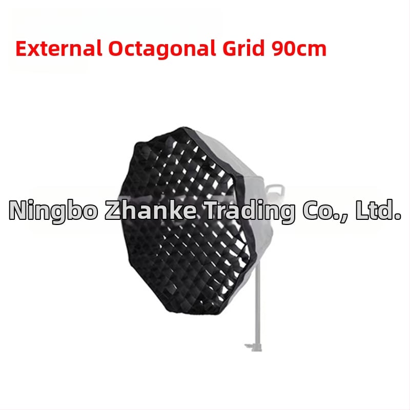 Softbox με πλέγμα για φωτογράφηση σε στούντιο, οκταγωνικό-ορθογώνιο πλέγμα με μοτίβο κυψελών, βαθύς απόδοση φωτός, γρήγορη εγκατάσταση, διαχυτής φωτός και κάλυμμα φλας