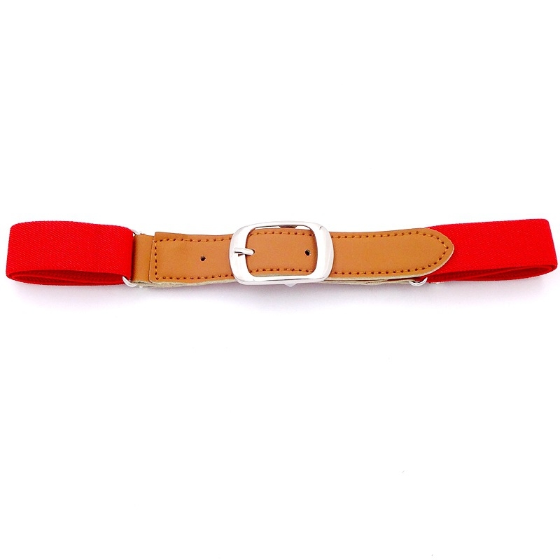 Curea elastică cu cataramă cu pin, unisex, reglabilă pentru copii și adulți